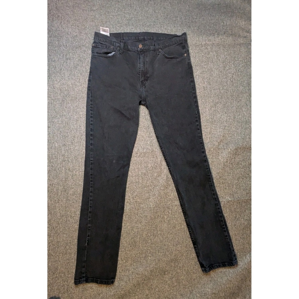 Levi's 511 Jeans Mens 36x34 Dark Wash Cotton Denim Straight Workwear Outdoor